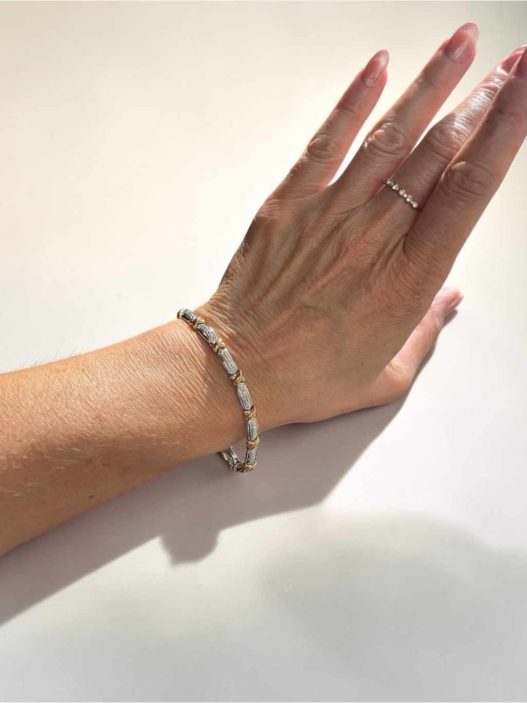 Ross-Simons Diamond Moissanite Tennis Bracelet